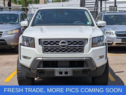 Glacier White 2023 Nissan Frontier SV