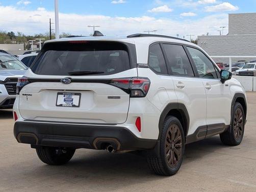 Crystal White Pearl 2025 Subaru Forester Hybrid Sport