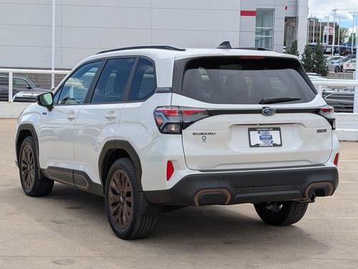 Crystal White Pearl 2025 Subaru Forester Hybrid Sport