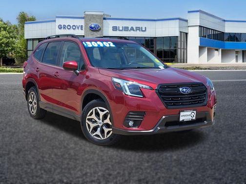 Crimson Red Pearl 2024 Subaru Forester Premium