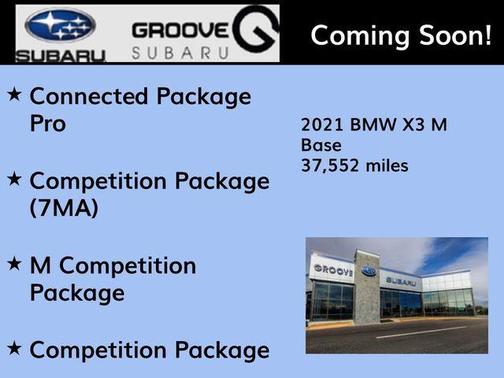 Donington Gray Metallic 2021 BMW X3 M AWD