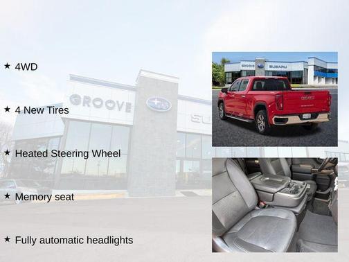 Cardinal Red 2021 GMC Sierra 1500 SLT