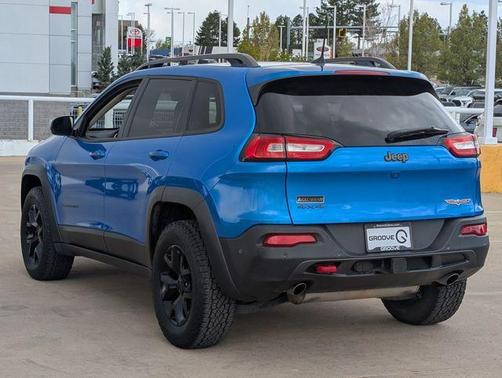 Hydro Blue Pearlcoat 2018 Jeep Cherokee Trailhawk