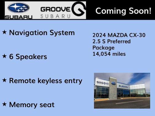 Platinum Quartz Metallic 2024 Mazda CX-30 2.5 S Preferred Package