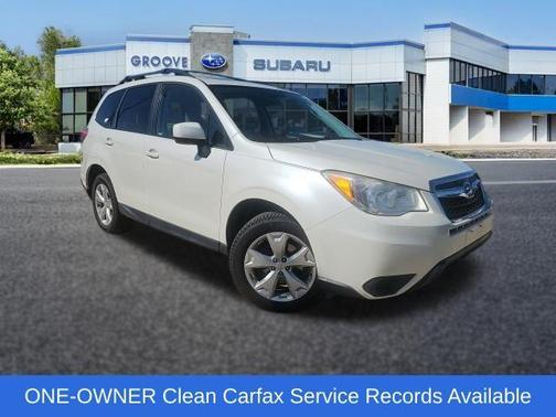 Satin White Pearl 2015 Subaru Forester 2.5i Premium