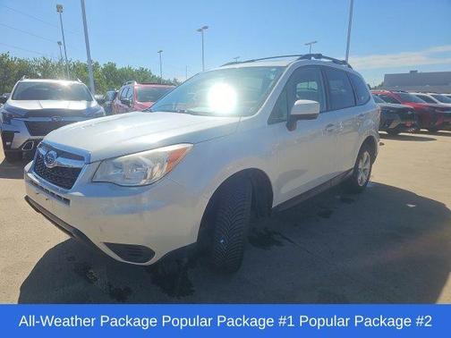 Satin White Pearl 2015 Subaru Forester 2.5i Premium