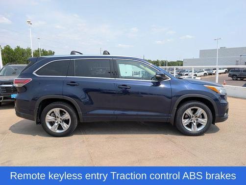 Nautical Blue Metallic 2015 Toyota Highlander Limited