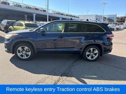 Nautical Blue Metallic 2015 Toyota Highlander Limited