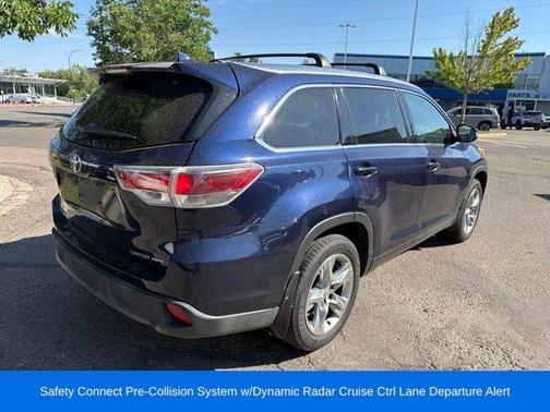 Nautical Blue Metallic 2015 Toyota Highlander Limited