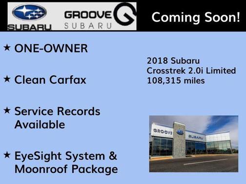 Dark Gray Metallic 2018 Subaru Crosstrek 2.0i Limited