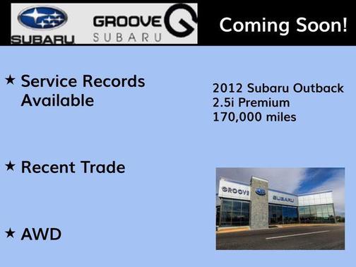 Sky Blue Metallic 2012 Subaru Outback 2.5i Premium