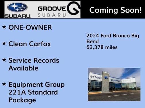 Gray Metallic 2024 Ford Bronco Big Bend