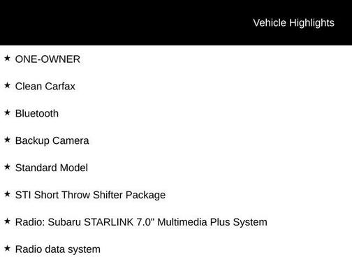 2020 Subaru WRX STI Base
