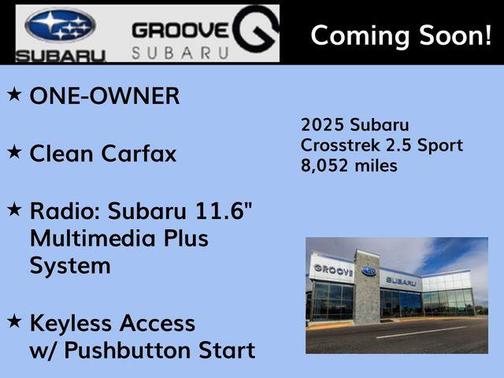 2025 Subaru Crosstrek Sport