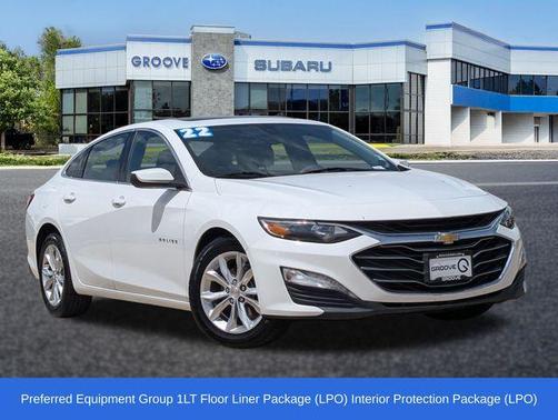 Summit White 2022 Chevrolet Malibu LT