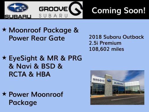 Crystal White Pearl 2018 Subaru Outback 2.5i Premium