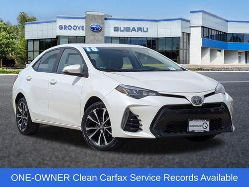 Blizzard Pearl 2018 Toyota Corolla XSE