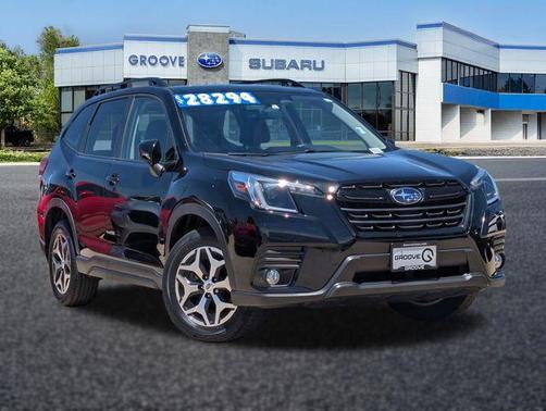 Crystal Black Silica 2023 Subaru Forester Premium