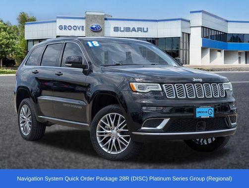 Diamond Black 2018 Jeep Grand Cherokee Summit