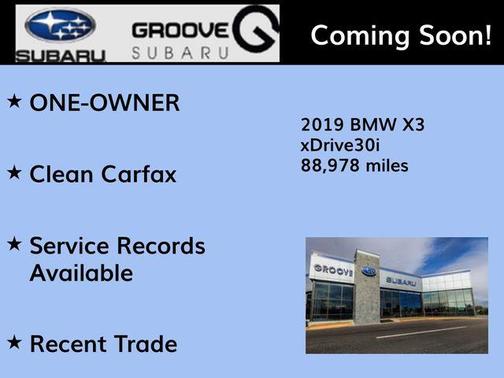 Black Sapphire Metallic 2019 BMW X3 xDrive30i