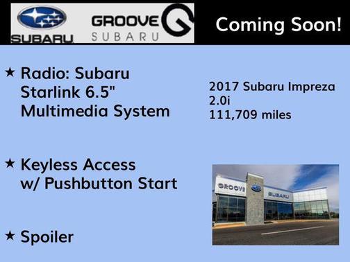 2017 Subaru Impreza 2.0i