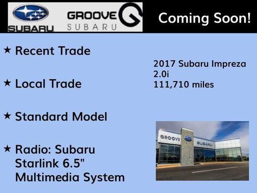 2017 Subaru Impreza 2.0i