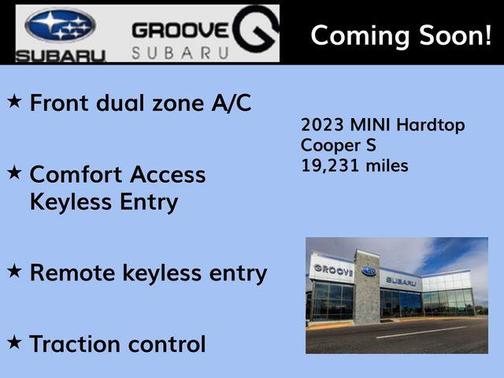 White Silver 2023 MINI Hardtop Cooper S