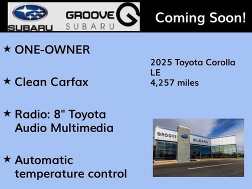 2025 Toyota Corolla LE