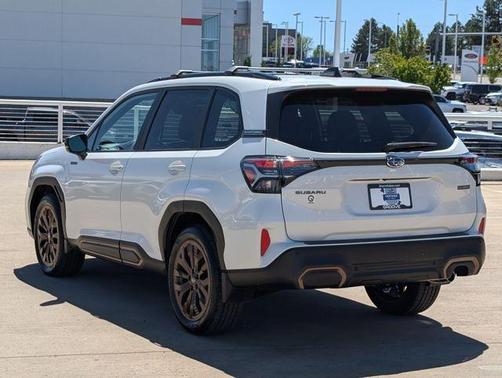 Crystal White Pearl 2025 Subaru Forester Hybrid Sport