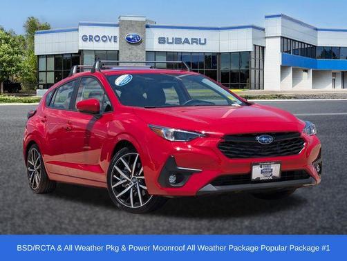 Pure Red 2025 Subaru Impreza Sport