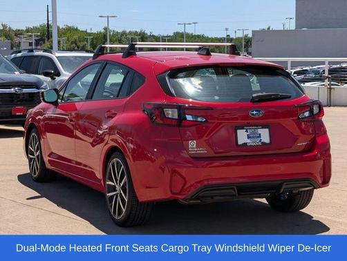 Pure Red 2025 Subaru Impreza Sport