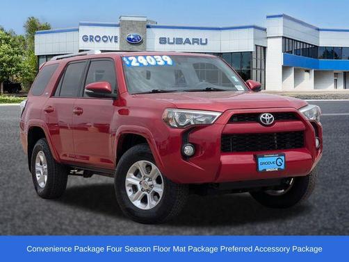 Barcelona Red Metallic 2017 Toyota 4Runner SR5 Premium