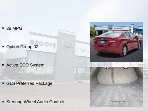 Red Allure 2013 Hyundai ELANTRA GLS