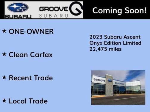 2023 Subaru Ascent Onyx Edition Limited