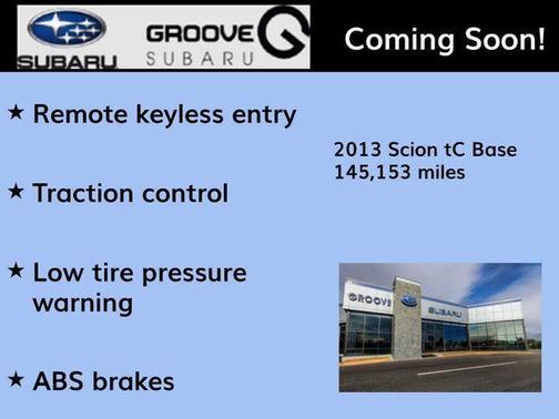 Magnetic Gray Metallic 2013 Scion tC Base