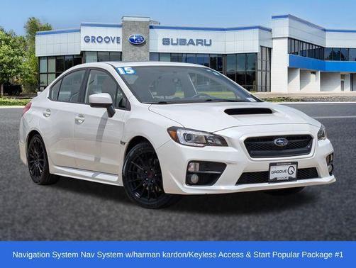 Crystal White Pearl 2015 Subaru WRX Limited