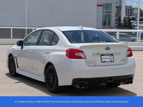 Crystal White Pearl 2015 Subaru WRX Limited