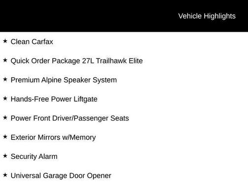 2019 Jeep Cherokee Trailhawk