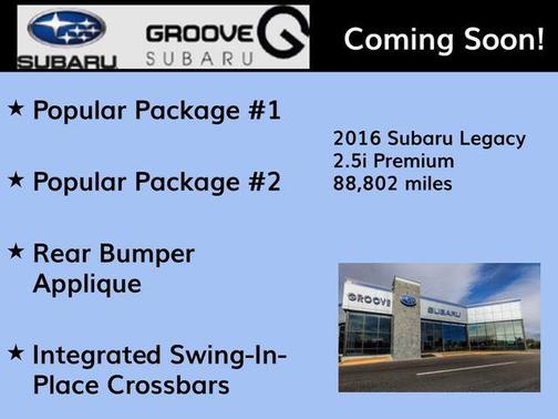 Carbide Gray Metallic 2016 Subaru Legacy 2.5i Premium