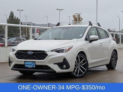 Crystal White Pearl 2024 Subaru Impreza Sport