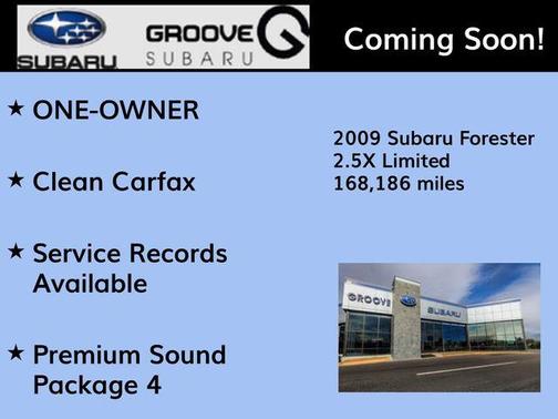 Dark Gray Metallic 2009 Subaru Forester 2.5X Limited