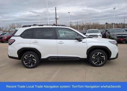 Crystal White Pearl 2025 Subaru Forester Hybrid Limited