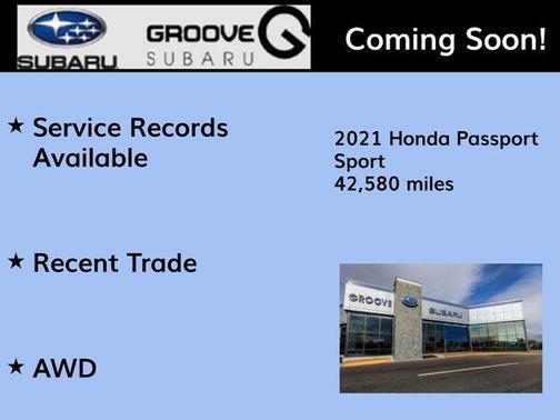 Platinum White Pearl 2021 Honda Passport Sport