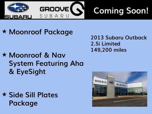 Crystal Black Silica 2013 Subaru Outback 2.5i Limited