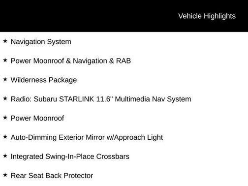 2023 Subaru Outback Wilderness