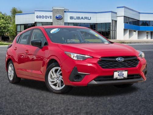 Pure Red 2025 Subaru Impreza Base