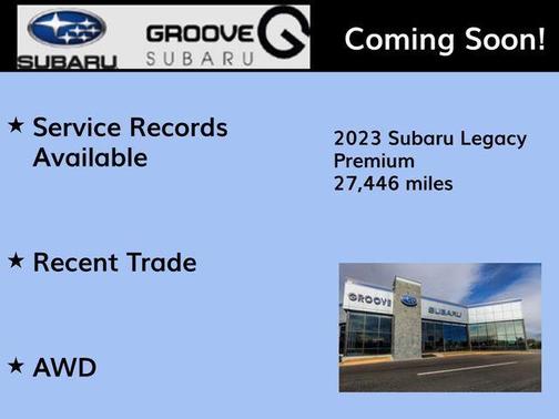 Crystal White Pearl 2023 Subaru Legacy Premium