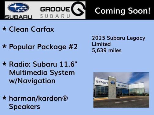 2025 Subaru Legacy Limited