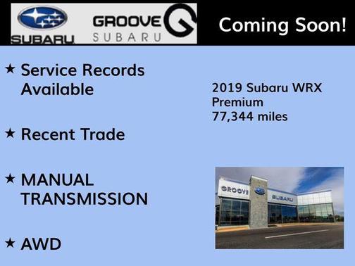 Dark Gray Metallic 2019 Subaru WRX Premium