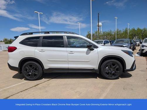 Crystal White Pearl 2025 Subaru Ascent Onyx Edition Touring